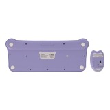 เมาส์และคีย์บอร์ดไร้สาย QPLUS QW05 Purple (TH/EN)