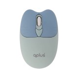 เมาส์และคีย์บอร์ดไร้สาย QPLUS QW05 Blue (TH/EN)