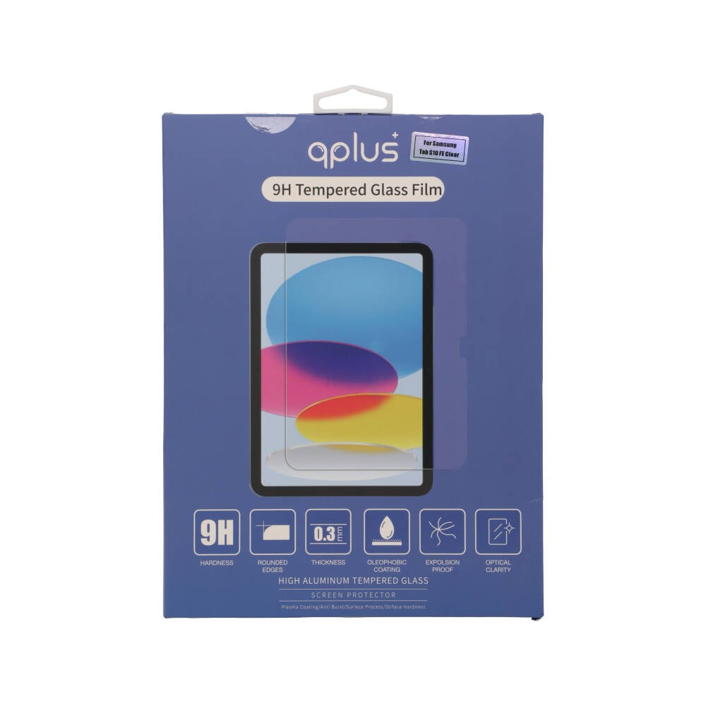 ฟิล์มกันรอย QPLUS TG Samsung Tab S10 FE Clear