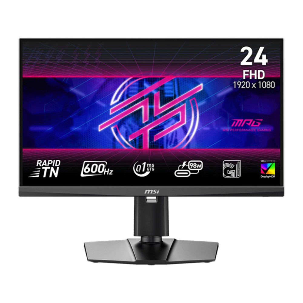 จอมอนิเตอร์ MSI MPG 242R X60N Gaming Monitor (Rapid TN FHD 600Hz USB-C 98W)