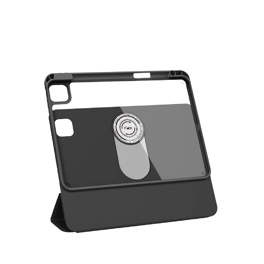 เคส FOX iPad Air 11" 2026 / iPad Air 4/5/6/7/8 (M2/M3/M4) 360 Rotating & Magnetic Full Protection Black