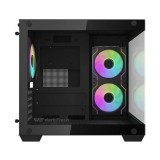 เคสคอมพิวเตอร์ DARKFLASH D275M M-ATX Panorama PC Case Black
