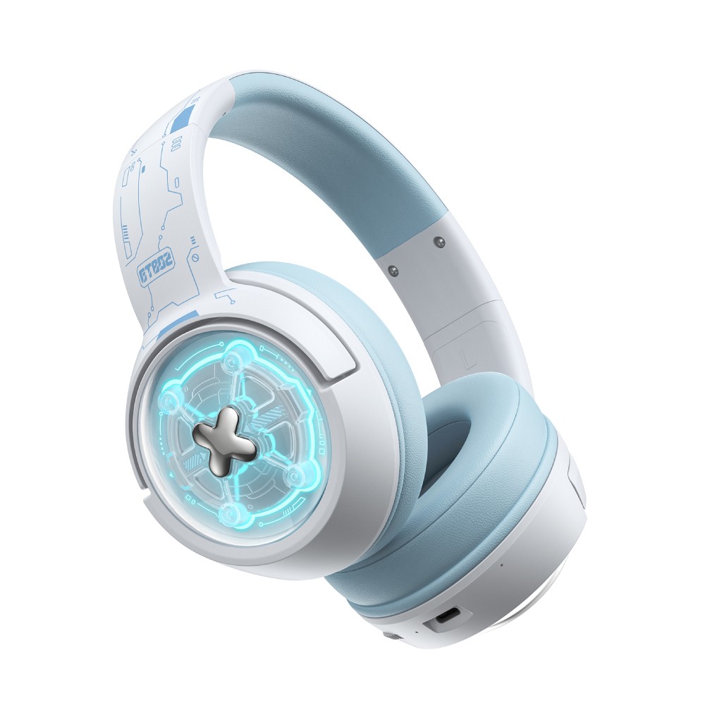 หูฟังเกมมิ่ง Onikuma GT802 Wired 3 Mode Bluetooth 2.4G White