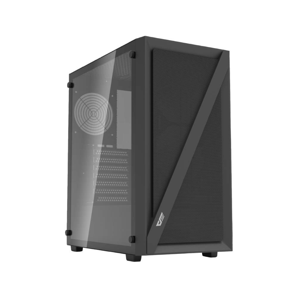 เคสคอมพิวเตอร์ DARKFLASH DK260 Air ATX PC Case Black