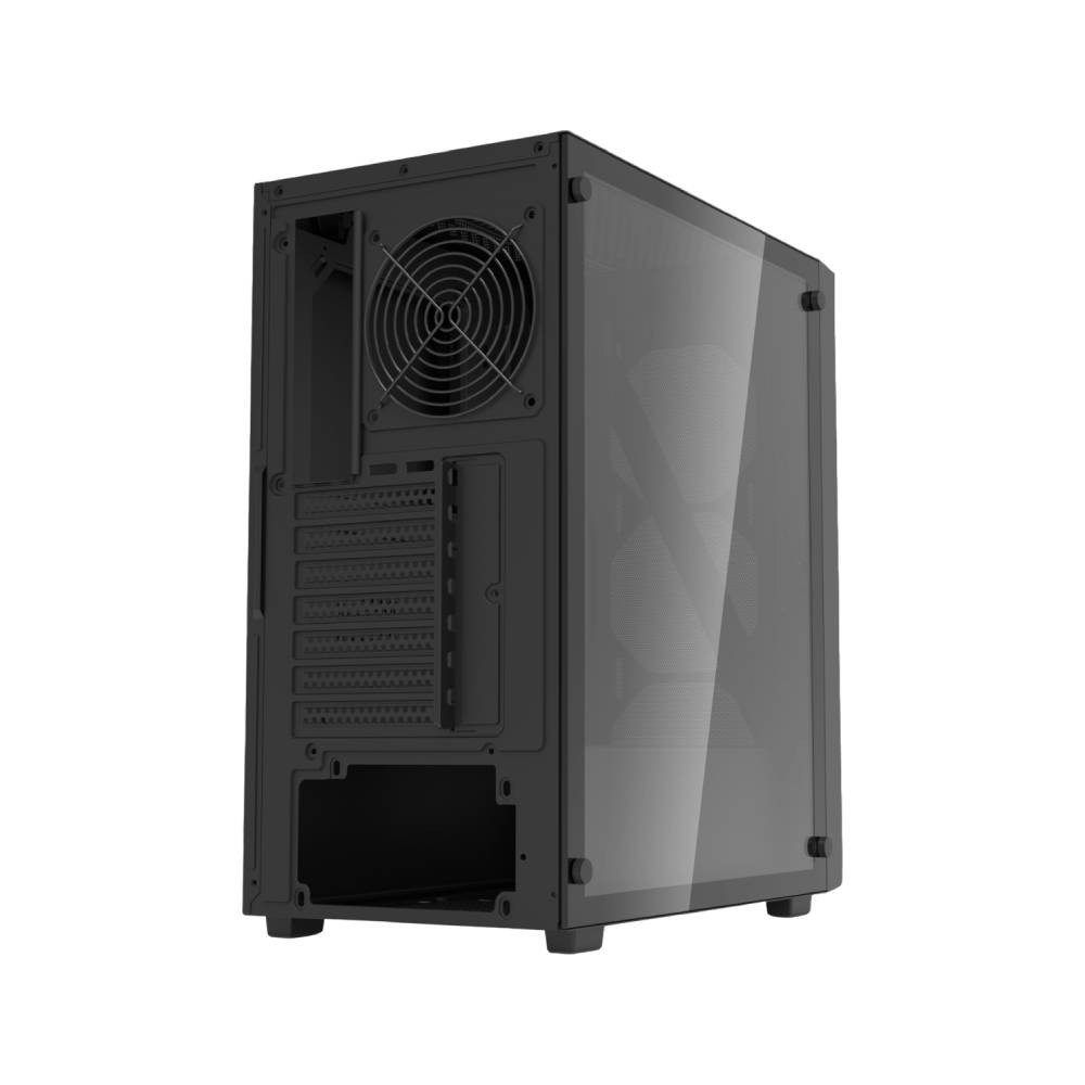 เคสคอมพิวเตอร์ DARKFLASH DK260 Air ATX PC Case Black