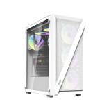 เคสคอมพิวเตอร์ DARKFLASH DK260 Air ATX PC Case White