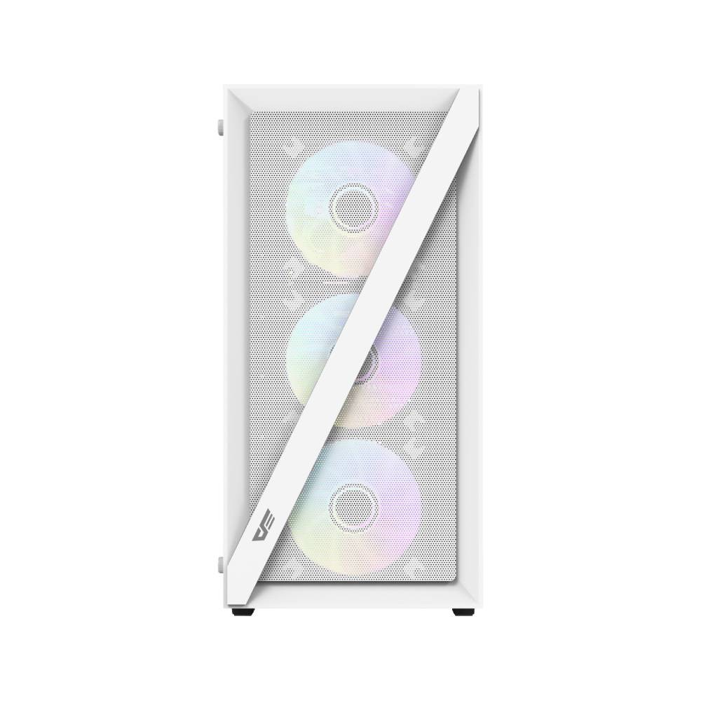 เคสคอมพิวเตอร์ DARKFLASH DK260 Air ATX PC Case White