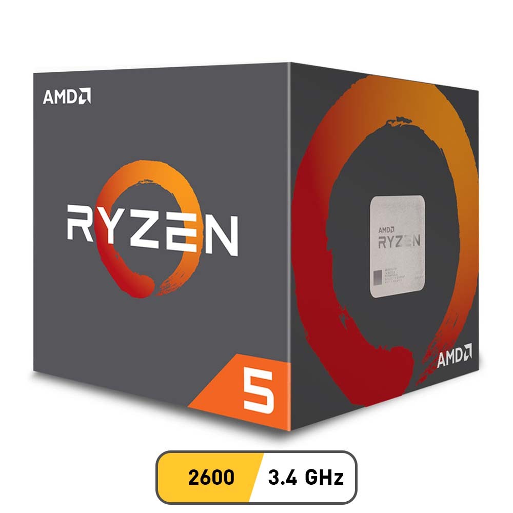 AMD CPU Ryzen 5 2600 3.4GHz 6C/12T AM4