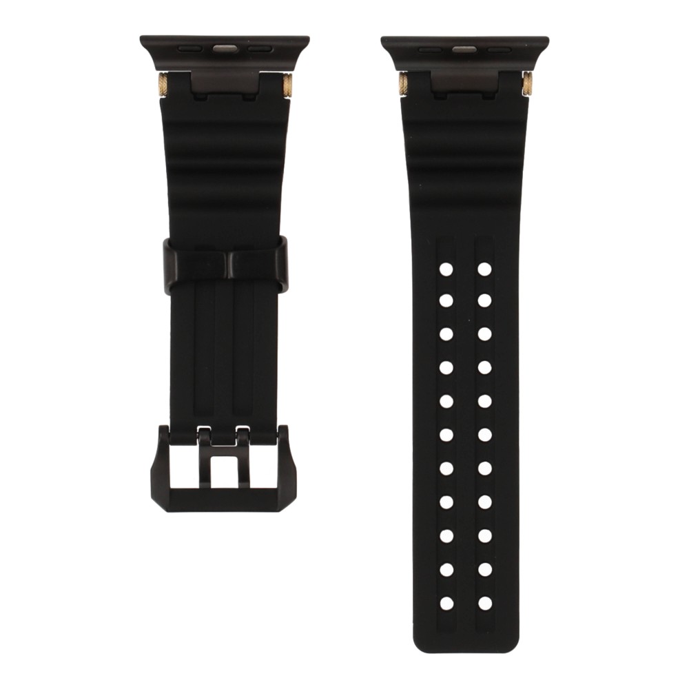 Blue Box สาย Apple Watch Strap Series SE/S4/S5/S6/S7/S8/S9/S10/S11/Ultra (42(S10 not compatible)/44/45/46/49MM) VENTURE Series Shadow Black