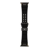Blue Box สาย Apple Watch Strap Series SE/S4/S5/S6/S7/S8/S9/S10/S11/Ultra (42(S10 not compatible)/44/45/46/49MM) VENTURE Series Shadow Black