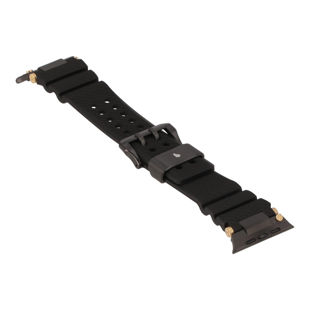 Blue Box สาย Apple Watch Strap Series SE/S4/S5/S6/S7/S8/S9/S10/S11/Ultra (42(S10 not compatible)/44/45/46/49MM) VENTURE Series Shadow Black