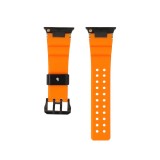 Blue Box สาย Apple Watch Strap Series SE/S4/S5/S6/S7/S8/S9/S10/S11/Ultra (42(S10 not compatible)/44/45/46/49MM) VENTURE Blaze Orange