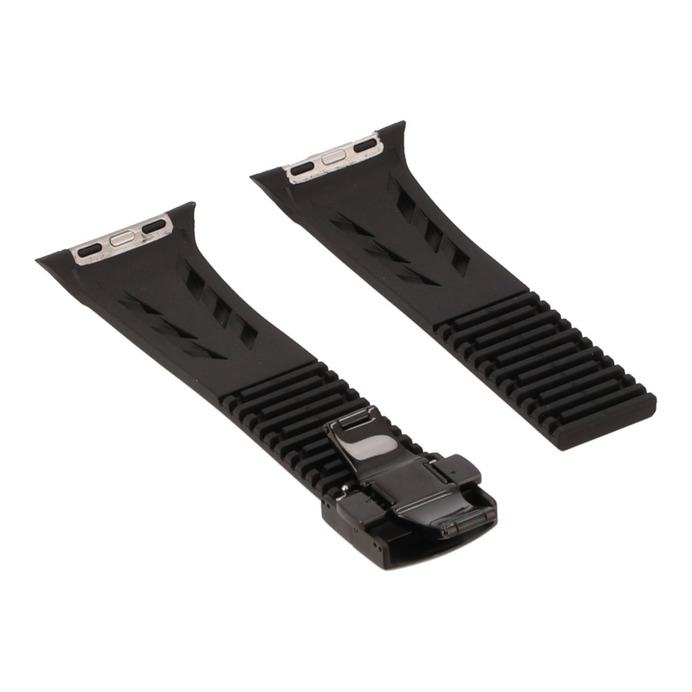 Blue Box สาย Apple Watch Strap Series SE/S4/S5/S6/S7/S8/S9/S10/S11/Ultra (42(S10 not compatible)/44/45/46/49MM) STRIKE Phantom Black