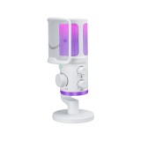 ไมโครโฟน Fifine AM6 USB Condenser Mic RGB Controls White