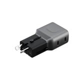 อะแดปเตอร์ Energea Travelgo Adapter 45 2C Ultra Portable PD45W Gunmetal