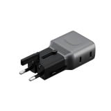 อะแดปเตอร์ Energea Travelgo Adapter 45 2C Ultra Portable PD45W Gunmetal