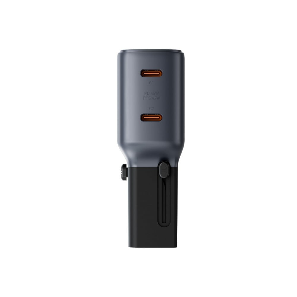 อะแดปเตอร์ Energea Travelgo Adapter 45 2C Ultra Portable PD45W Gunmetal