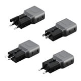 อะแดปเตอร์ Energea Travelgo Adapter 45 2C Ultra Portable PD45W Gunmetal