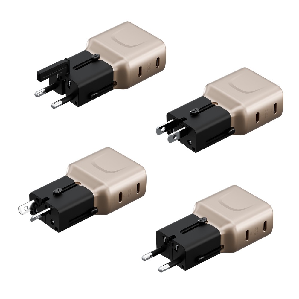 อะแดปเตอร์ Energea Travelgo Adapter 45 2C Ultra Portable PD45W Gold
