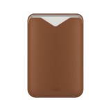 กระเป๋าใส่บัตร Uniq Lyden Evo Magnetic Stand Card Holder Caramel