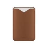 กระเป๋าใส่บัตร Uniq Lyden Evo Magnetic Stand Card Holder Caramel
