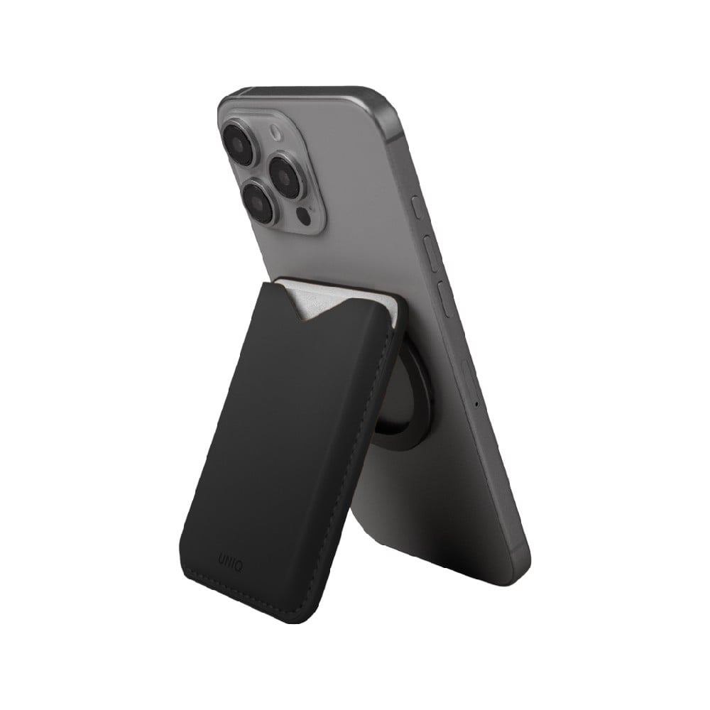 กระเป๋าใส่บัตร Uniq Lyden Evo Magnetic Stand Card Holder Dallas Balck