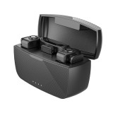 ไมโครโฟน Fifine M9 Dual Wireless Mic Charging Case Black