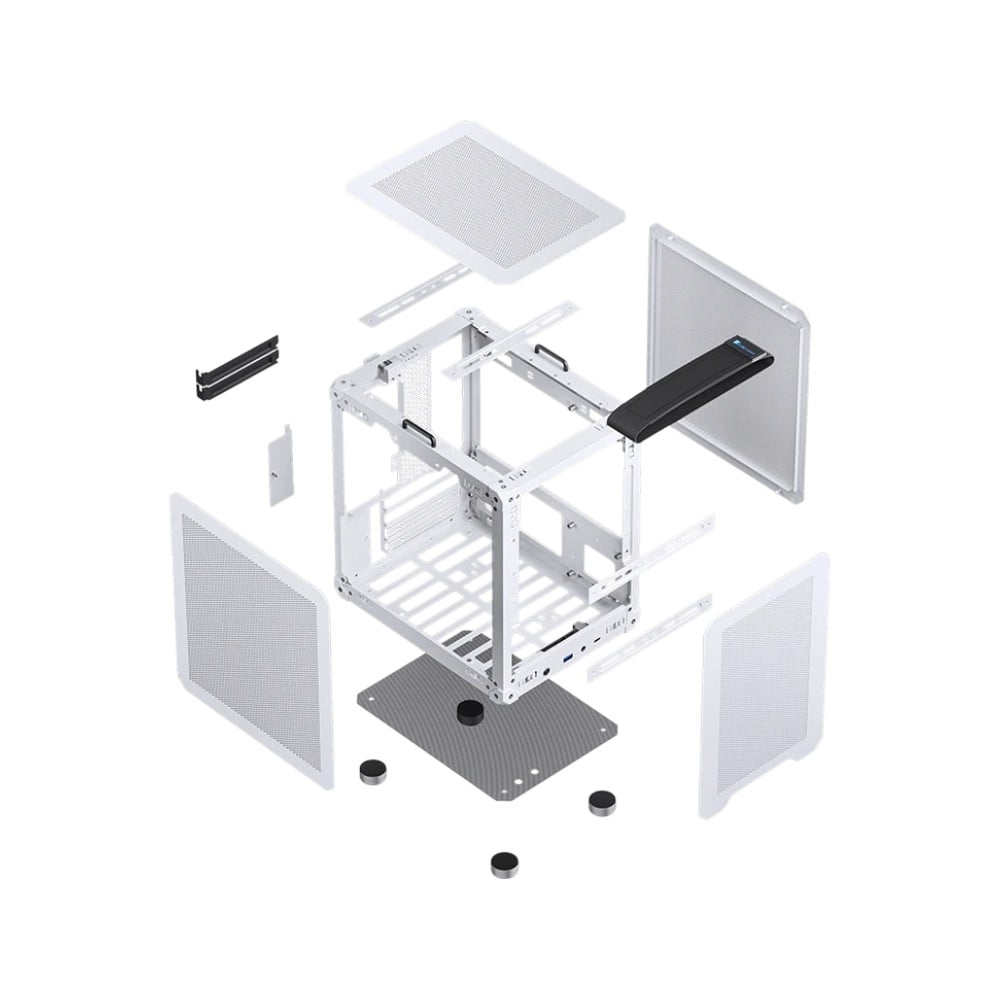 เคสคอมพิวเตอร์ Jonsbo C6 Handle White