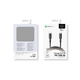 สายชาร์จ AMAZINGthing USB-C to USB-C Cable 70W Thunder Pro I 7X 1.2M Black