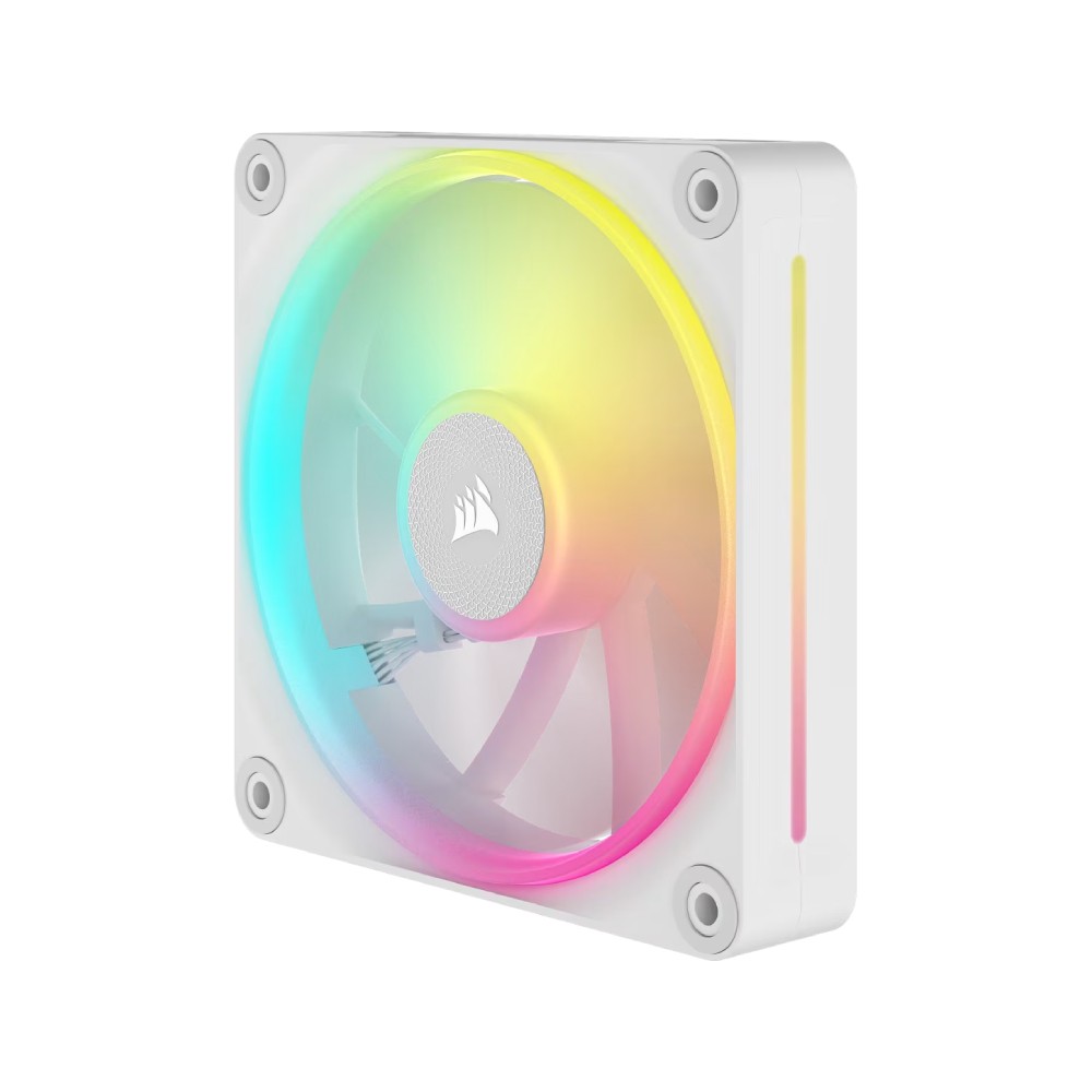 พัดลมคอม Corsair iCUE LINK LX120 RGB 120mm PWM Single Fan Expansion White (CO-9051029-WW)