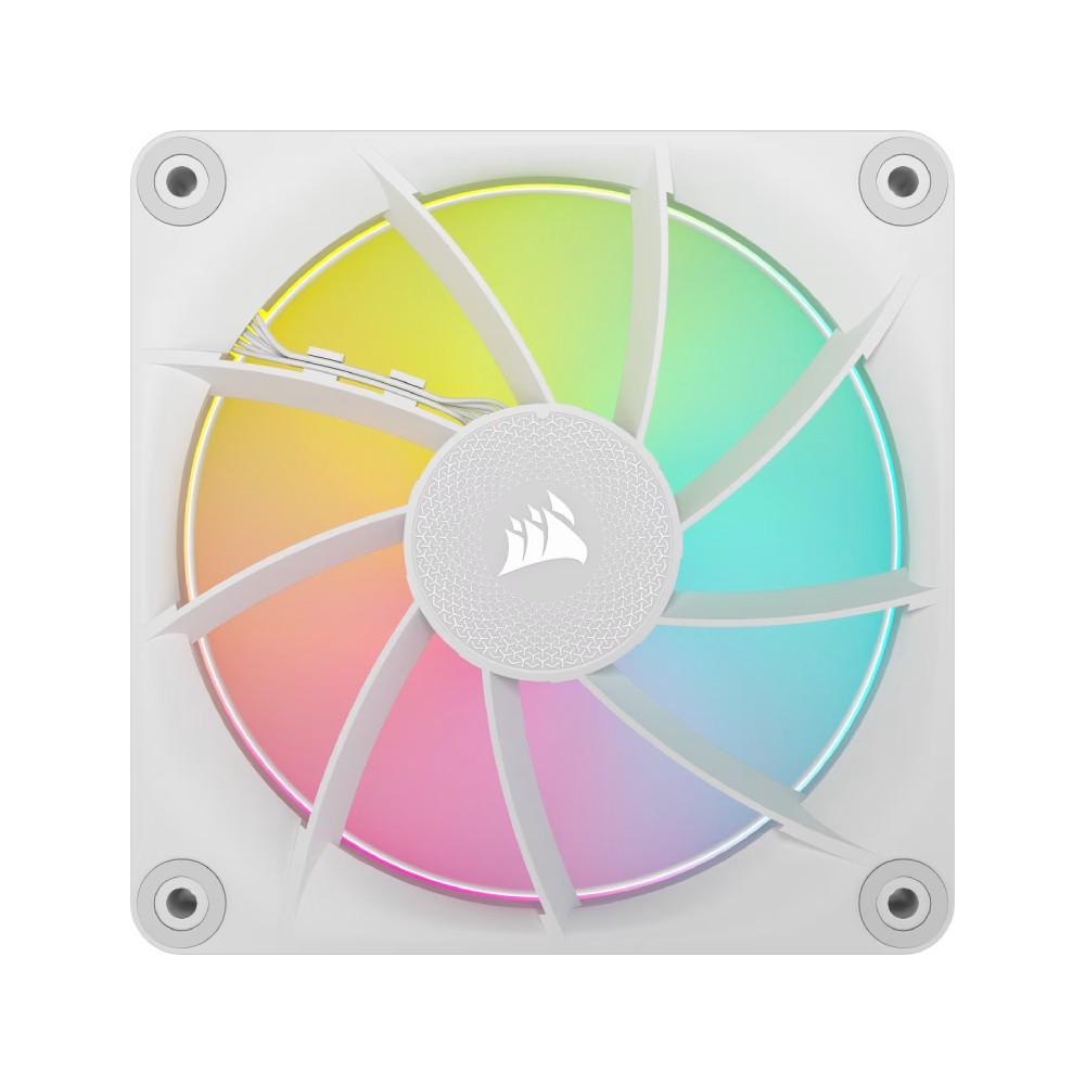 พัดลมคอม Corsair iCUE LINK LX120 RGB 120mm PWM Single Fan Expansion White (CO-9051029-WW)