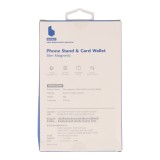 ที่ตั้งโทรศัพท์แม่เหล็ก Blue Box Slim magnetic Phone Stand and Card Wallet Glide Grey