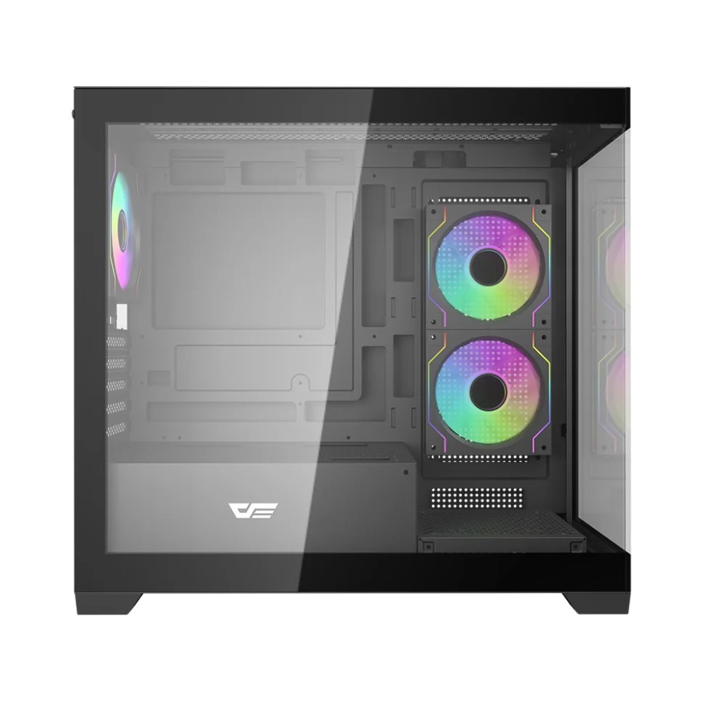 เคสคอมพิวเตอร์ DARKFLASH DS900M M-ATX PC Case Black