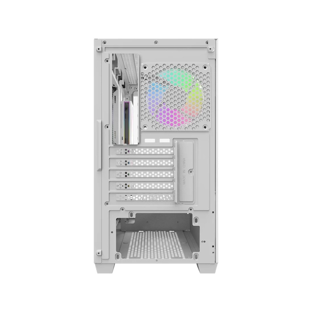 เคสคอมพิวเตอร์ DARKFLASH DS900M M-ATX PC Case White