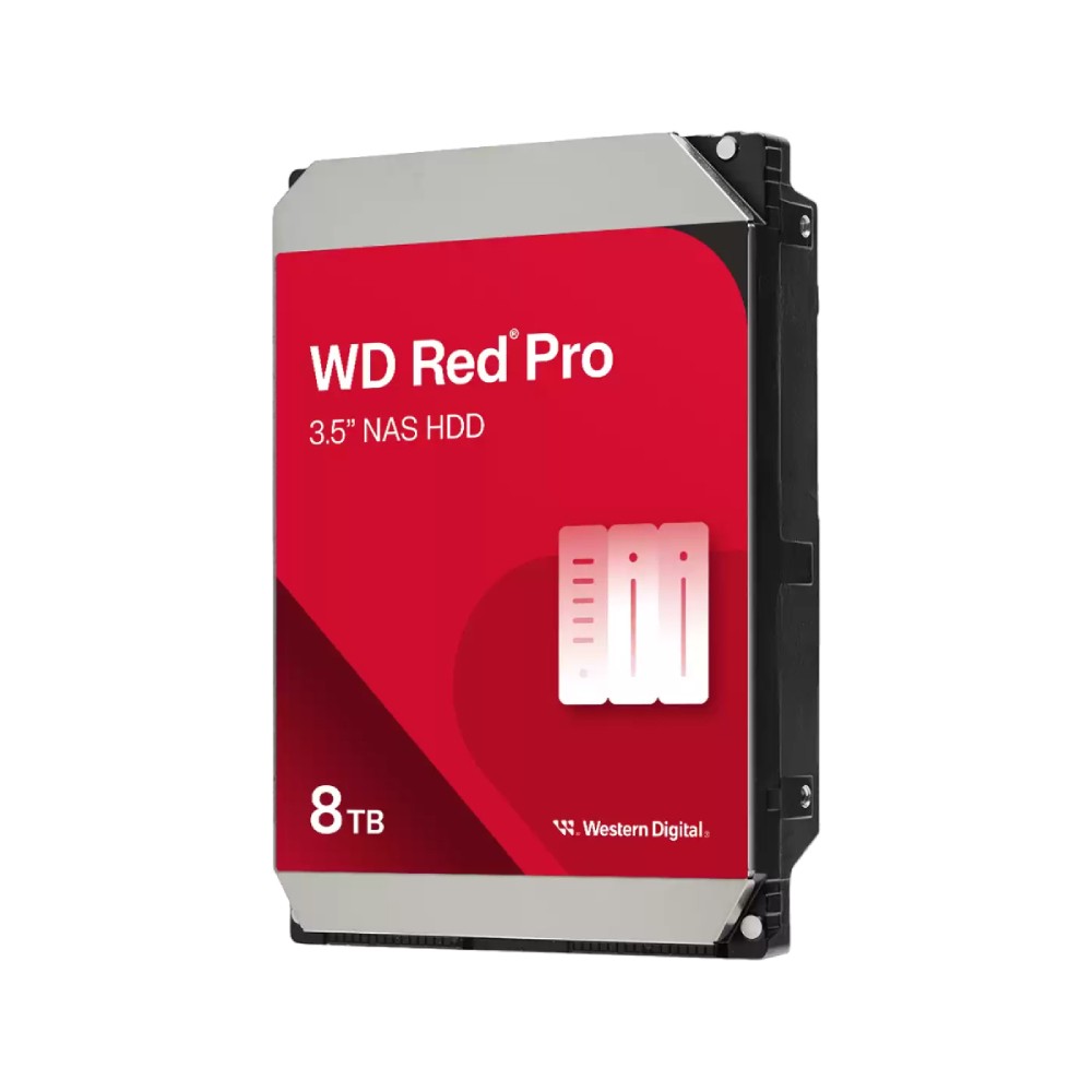 ฮาร์ดดิสก์ WD 8TB Red Pro 7200rpm 256MB PC HDD for NAS (WD8005FFBX) 5Year
