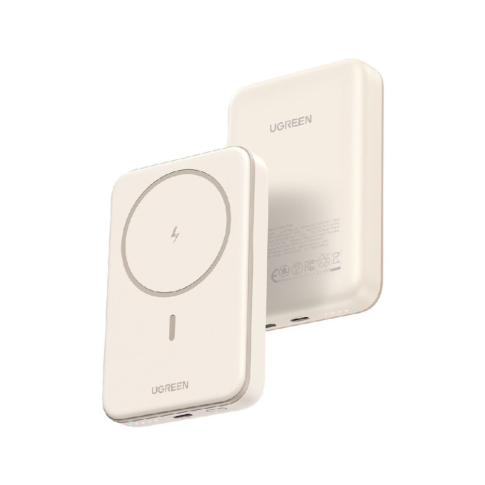 พาวเวอร์แบงค์ Ugreen 10000 mAh Mini Magnetic 25208 - White