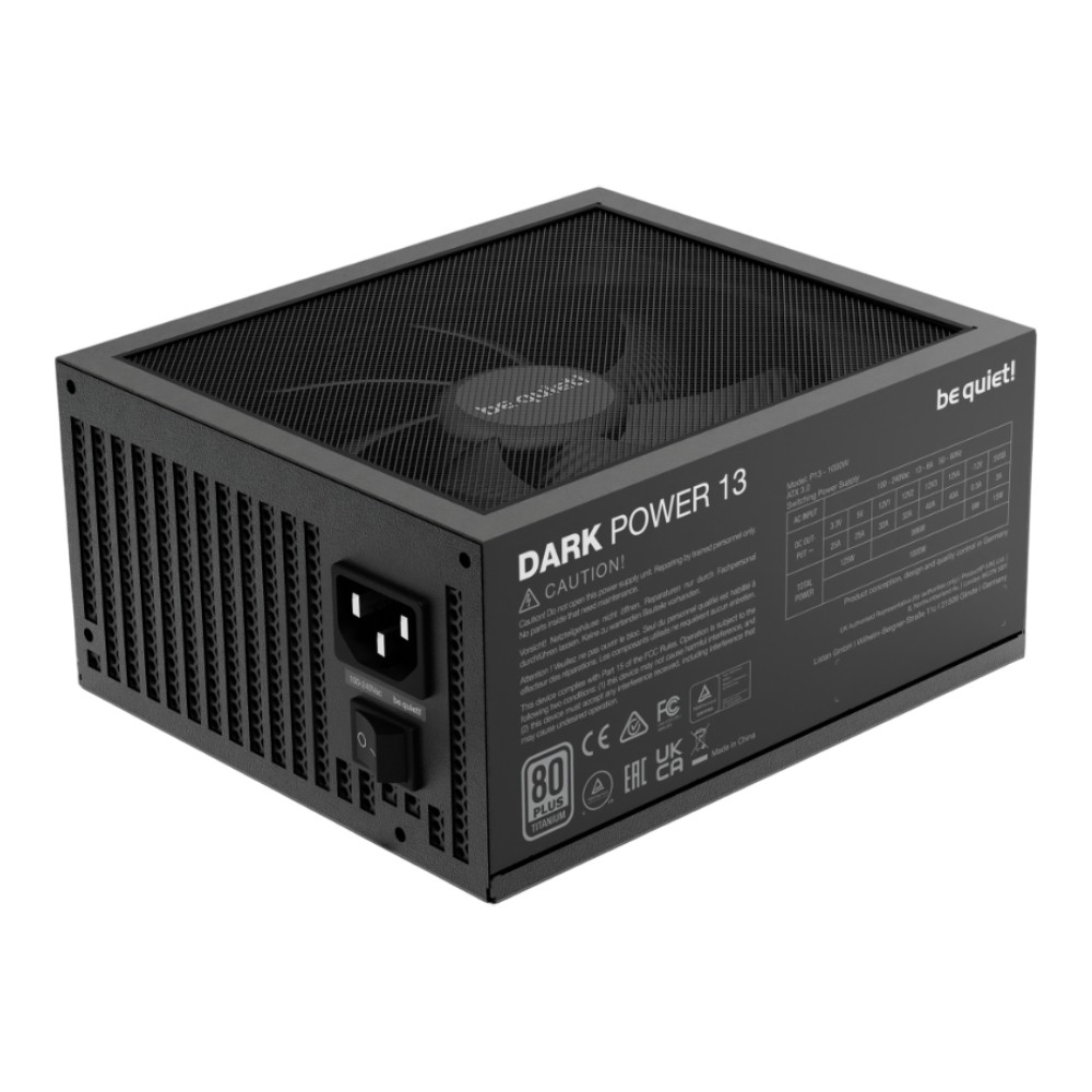 พาวเวอร์ซัพพลาย Be Quiet DARK POWER 13 1000 Watt 80 Plus Titanium (BN335)