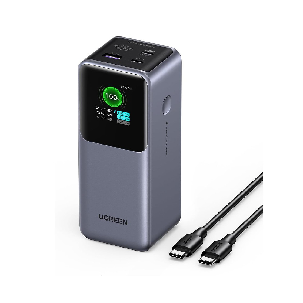 พาวเวอร์แบงค์ Ugreen 20000 mAh 130W Two-way Fast Charing 35524B - Black