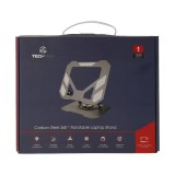 แท่นวางโน๊ตบุ๊ค TECHPRO Carbon Rotatable Tablet/Laptop Stand 360 Grey (TP-ST08)