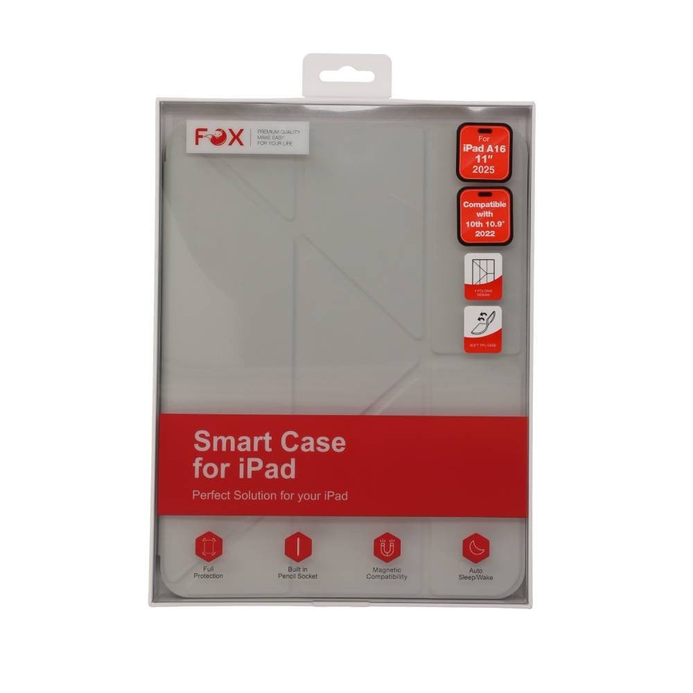 เคส FOX iPad Gen 10th/11th 2025 Y Model Gray