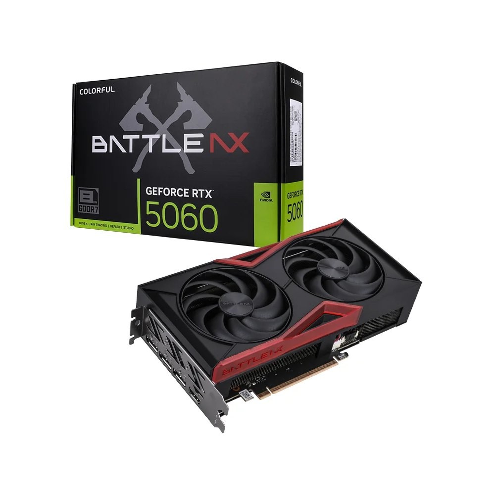การ์ดจอ COLORFUL GeForce RTX 5060 Battle AX DUO 8GB-V GDDR7 128-bit