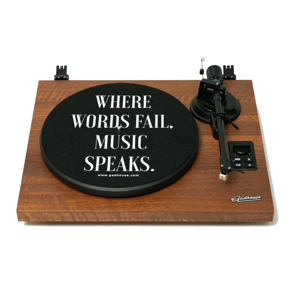 เครื่องเล่นแผ่นเสียง GadHouse with Bookshelf Henry Hi-Fi Mahogany Wood