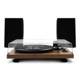 เครื่องเล่นแผ่นเสียง GadHouse with Bookshelf Henry Hi-Fi Mahogany Wood