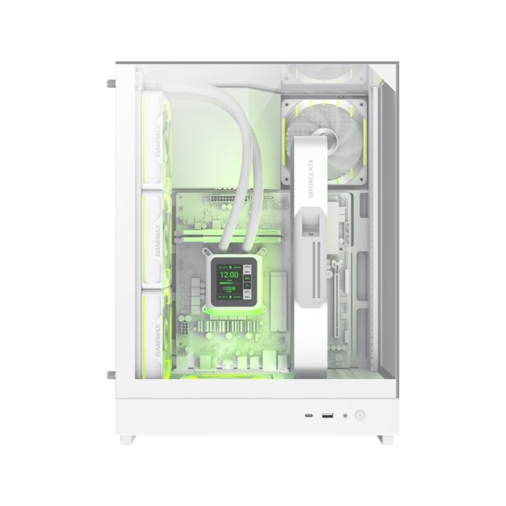 เคสคอมพิวเตอร์ GAMEMAX T20 White
