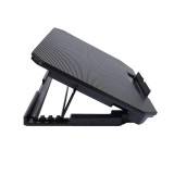 แท่นวางโน๊ตบุ๊ค QPLUS Notebook Cooling Pad LS001 15.6 inch Black