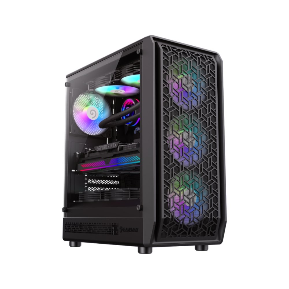เคสคอมพิวเตอร์ GAMEMAX FORGE AB Black