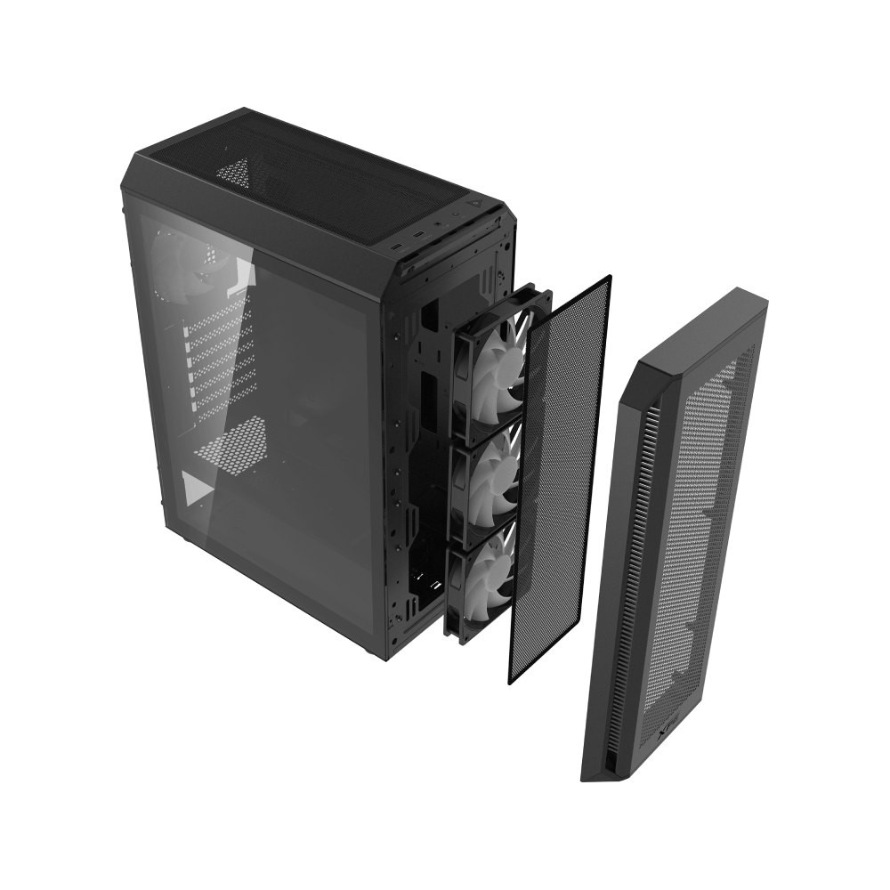 เคสคอมพิวเตอร์ XPG VALOR AIR PLUS Black