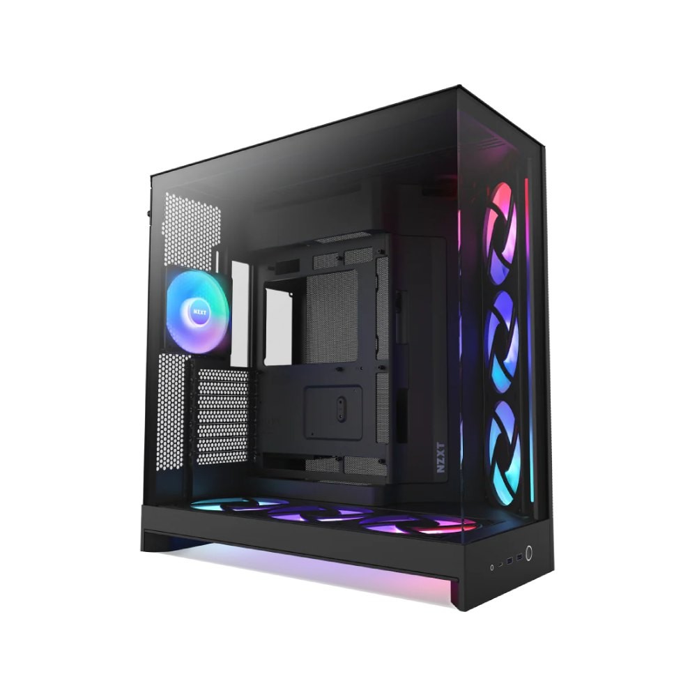เคสคอมพิวเตอร์ NZXT H9 FLOW (2025) RGB+ Black (CM-H92FB-P1)