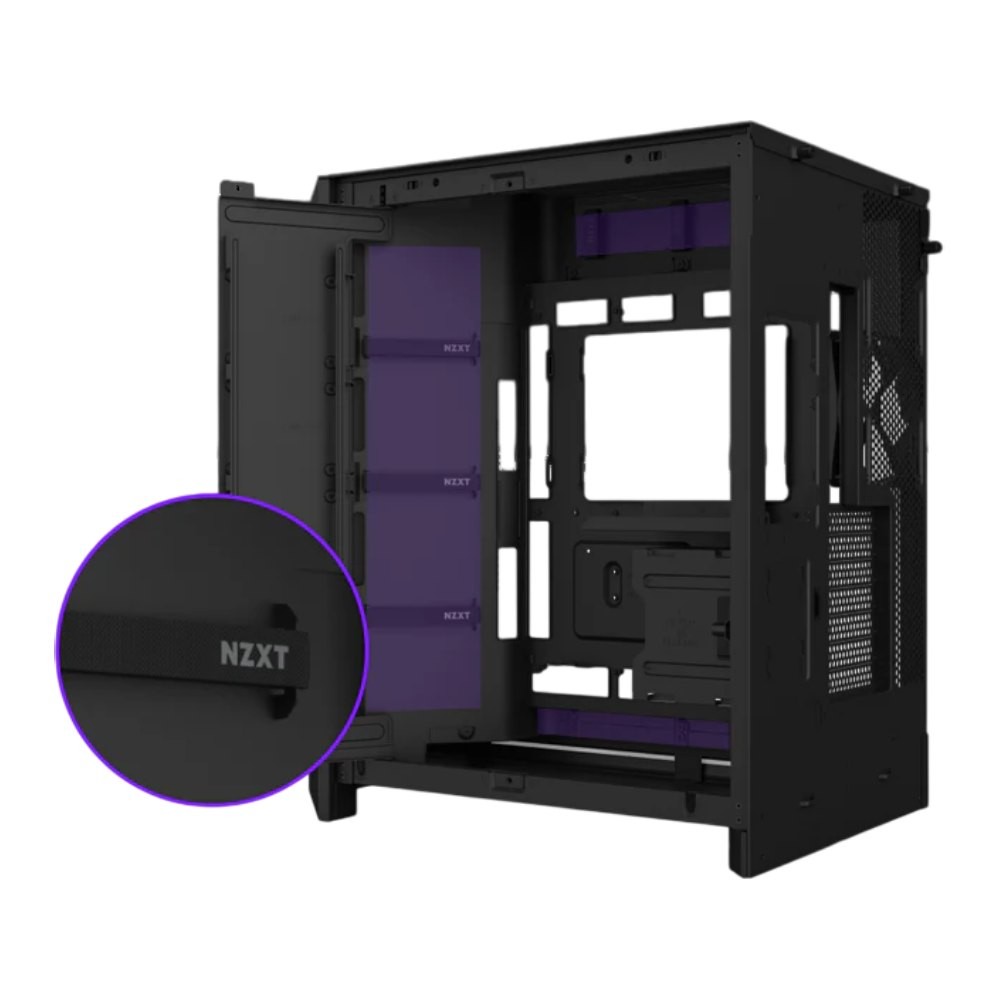 เคสคอมพิวเตอร์ NZXT H9 FLOW (2025) RGB+ Black (CM-H92FB-P1)