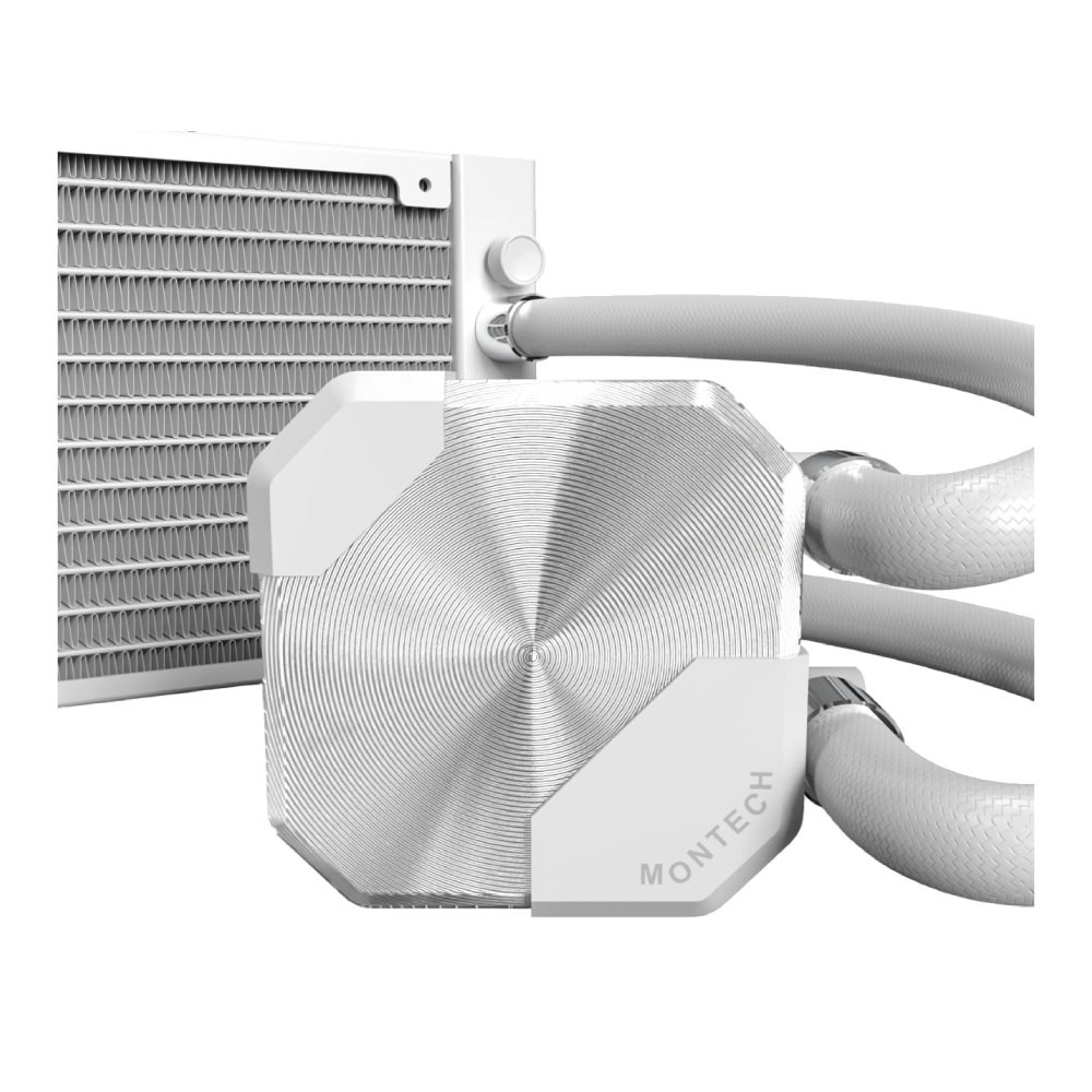 ชุดระบายความร้อนซีพียู Montech HyperFlow Silent 240 CPU Liquid Cooler White